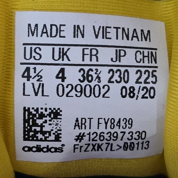 NWT Adidas x LEGO Sport J (GS) Kid's Size 4.5Y - Picture 3 of 8